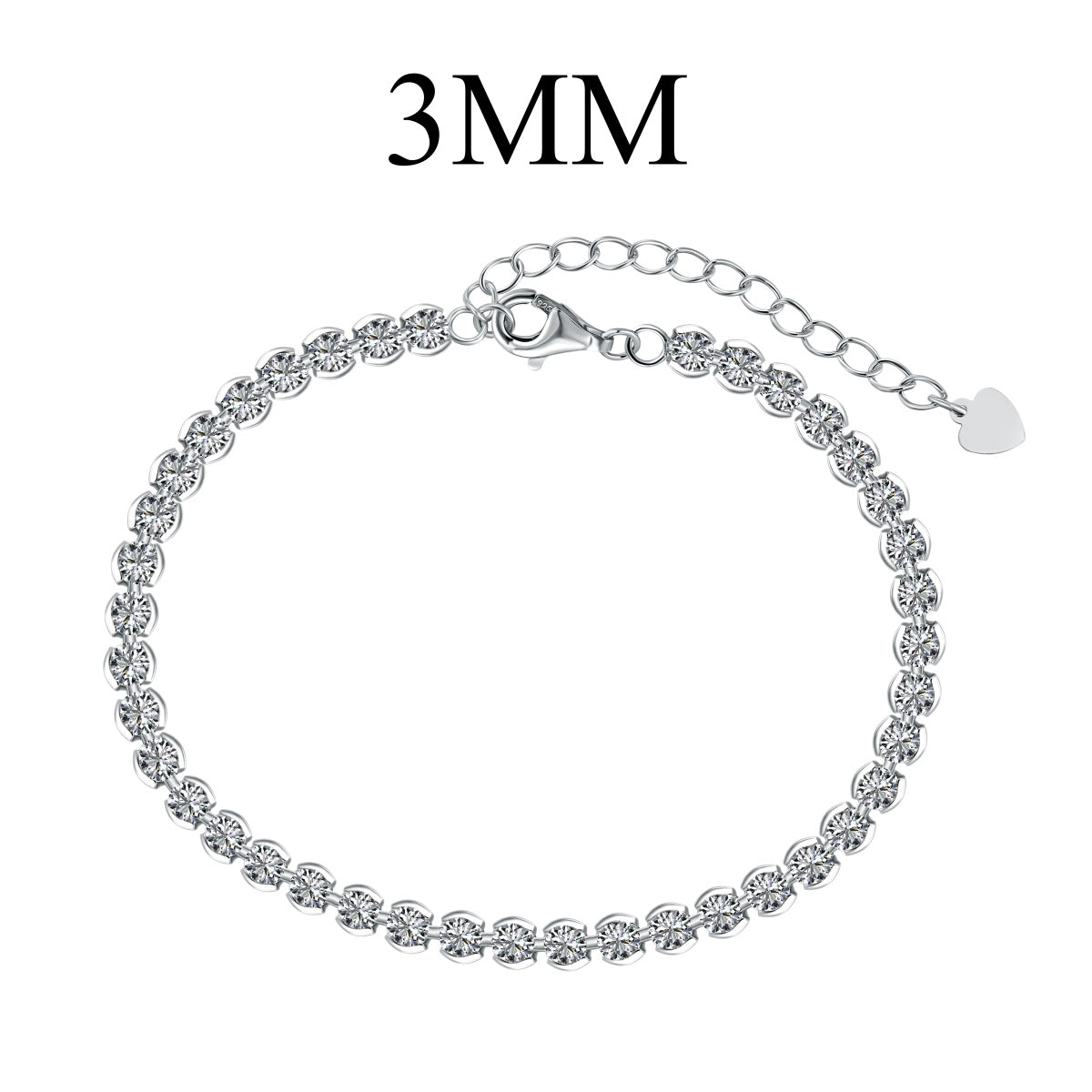 [XXX]Ornate  Sparkling Round Cut Daily Bracelet