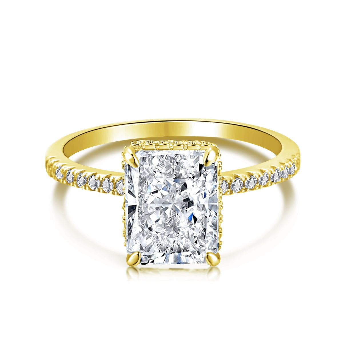 [XXX]4.0 Carat Luxurious Engagement Ring