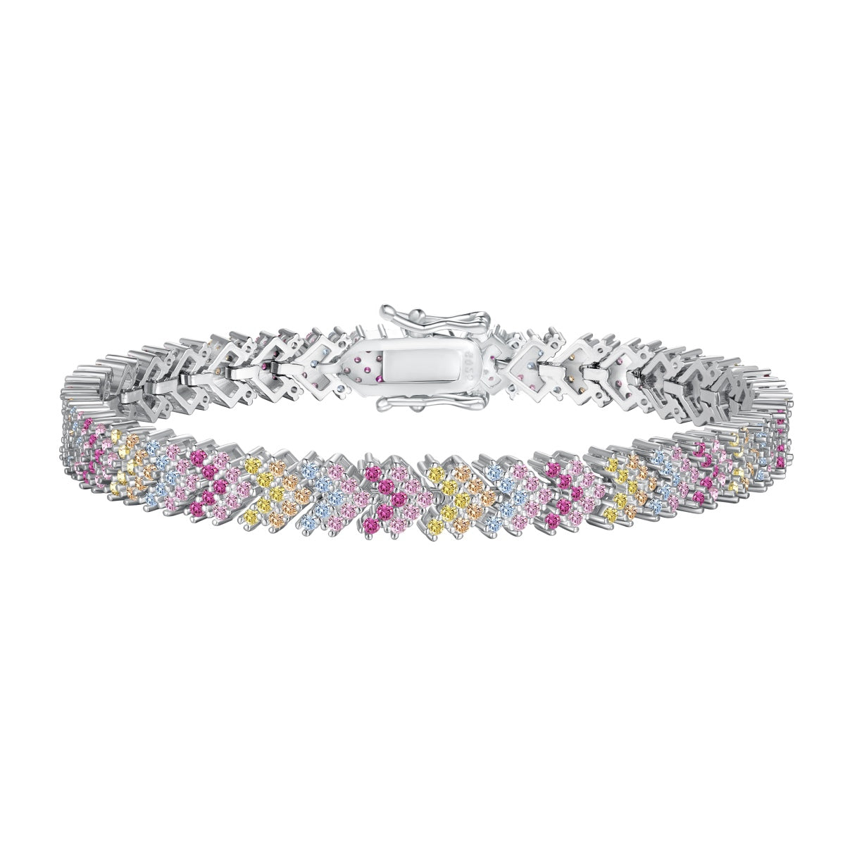 [XXX]Ornate Sparkling Round Cut Party Bracelet