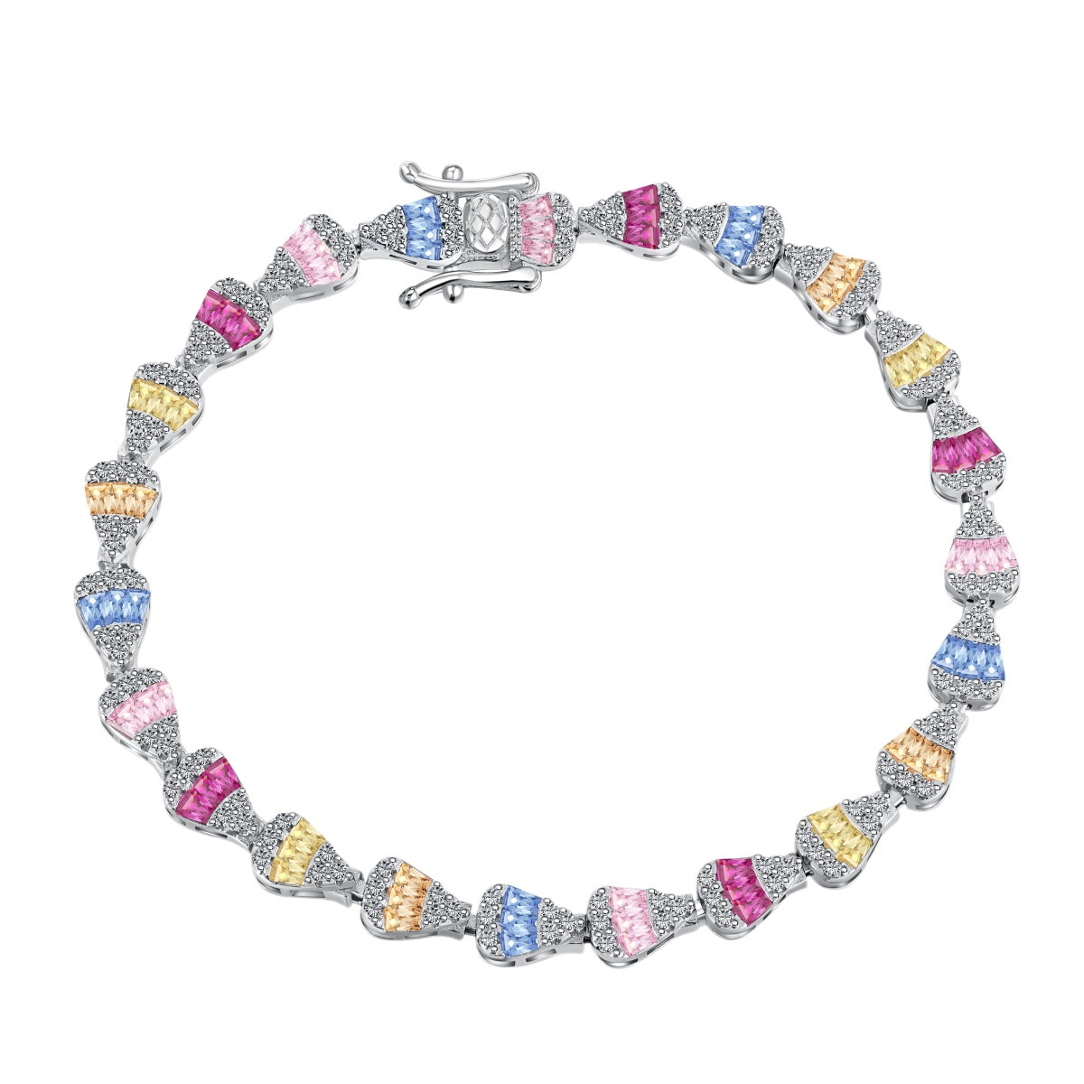 [XXX]Radiant Water Drop Shape Daily Bracelet