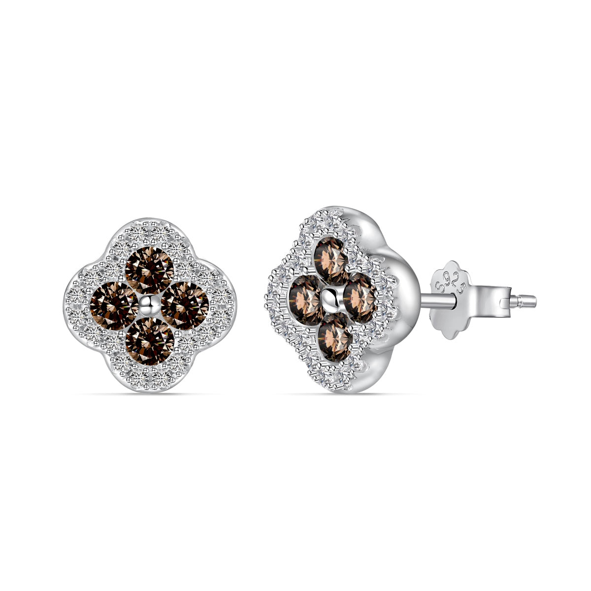 [XXX]Four-Leaf Clover Flower Shaped Earrings