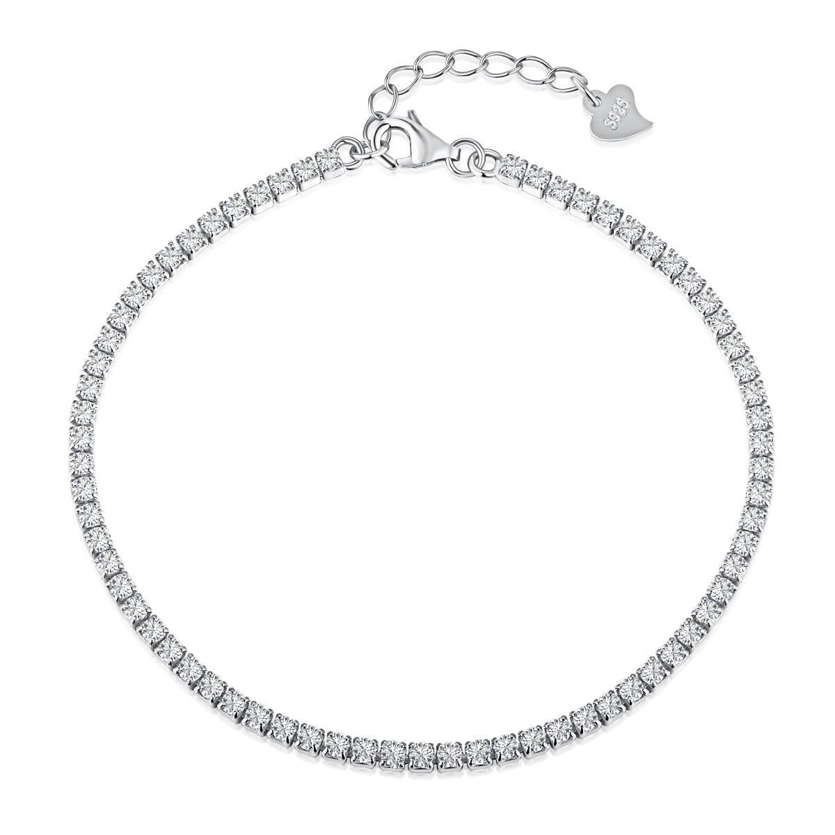 [XXX]Radiant Shinning Princess Cut Tennis Bracelet