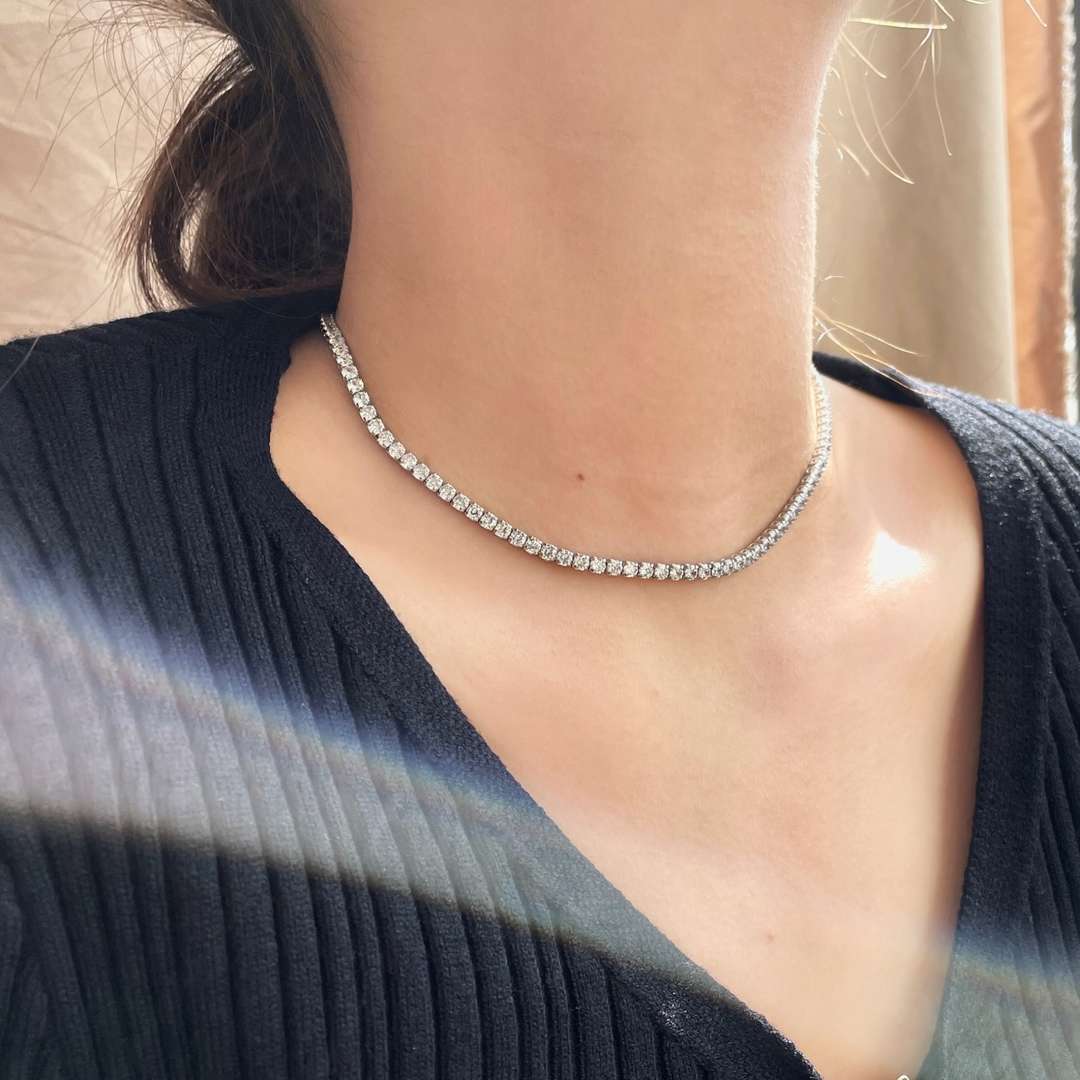 [XXX]Elegant Tennis Chain Necklace