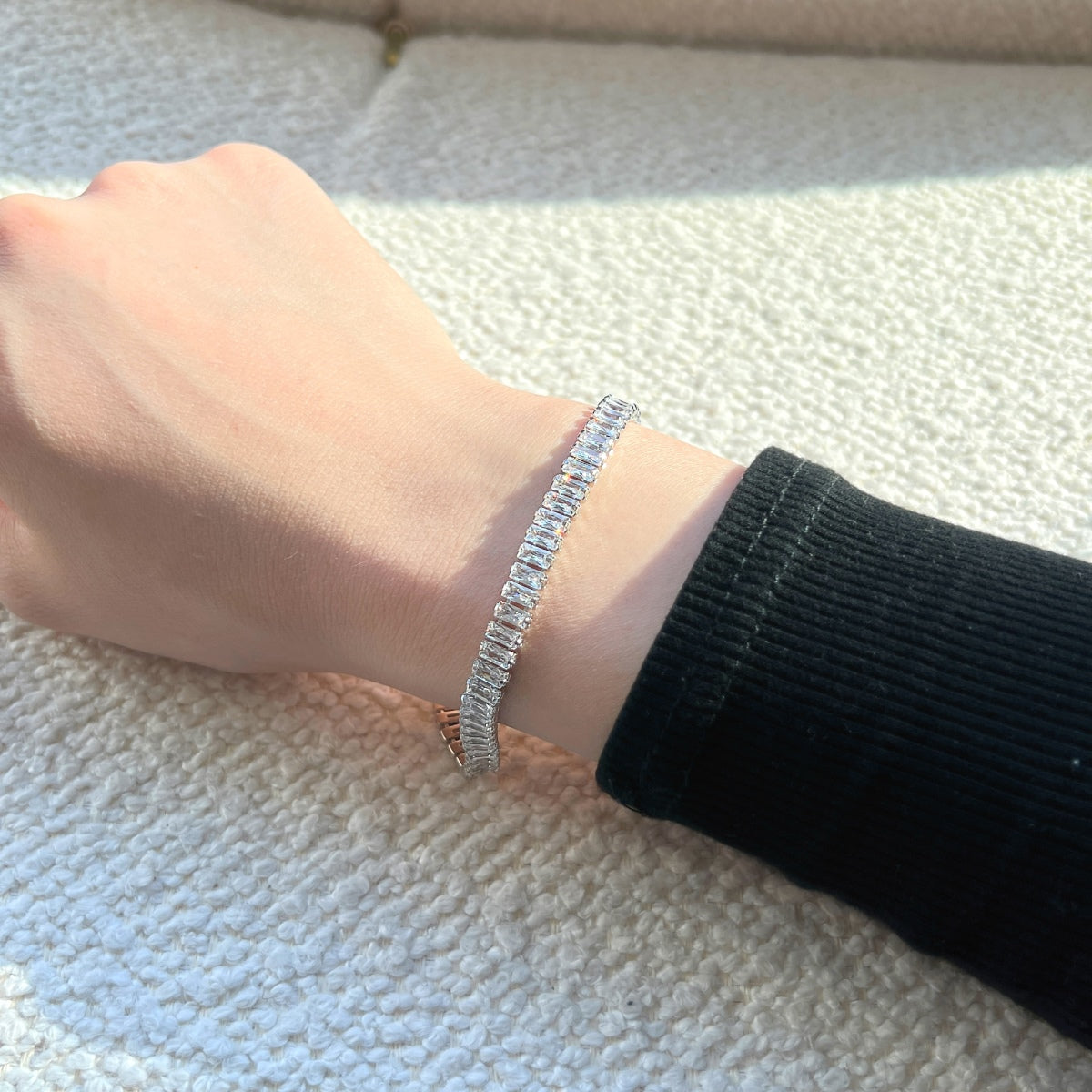 [XXX]Exquisite Emerald Cut Daily Bracelet