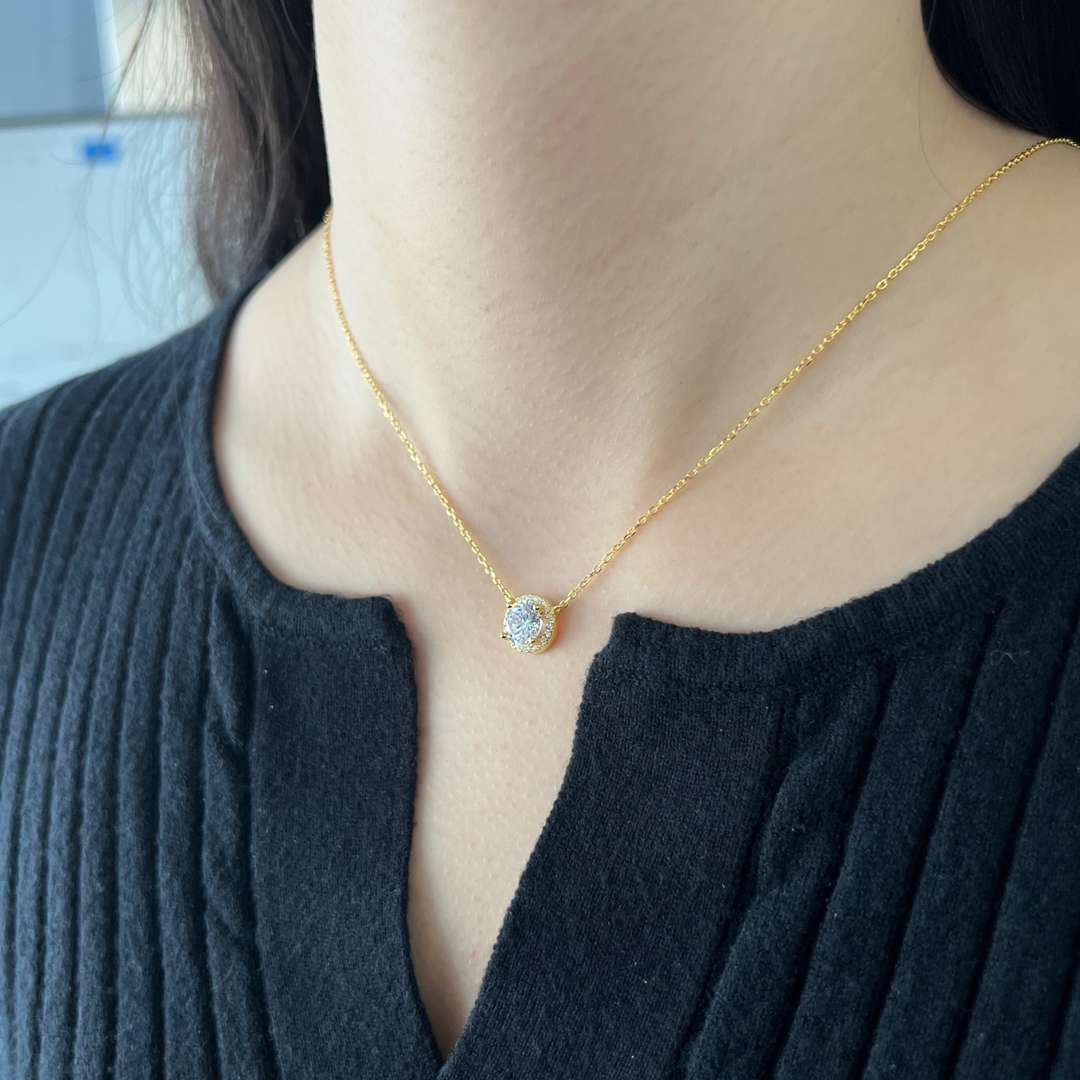 [XXX]Luxurious Round Cut Necklace