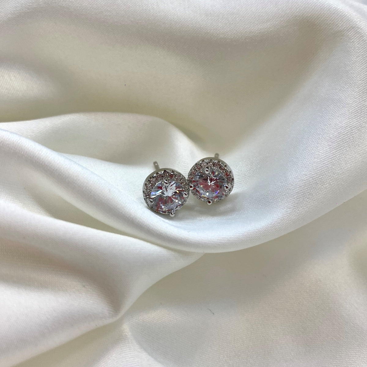 [XXX]Classic Princess Round Shape Earrings