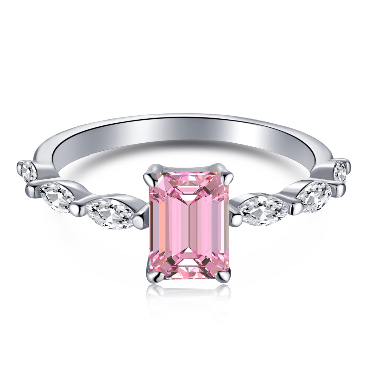 [XXX]1.0 Carat Dainty Resplendent Radiant Cut Daily Ring