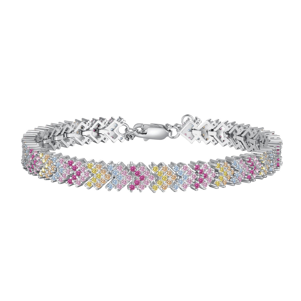 [XXX]Ornate Sparkling Round Cut Party Bracelet