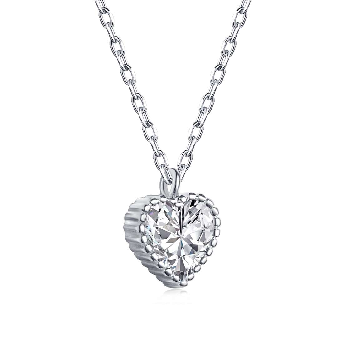 [XXX]Ornate Heart Shape Necklace