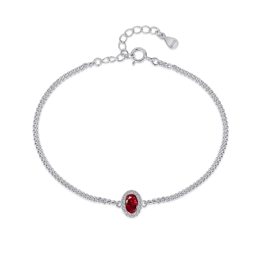 [XXX]Pulsera exquisita con forma ovalada