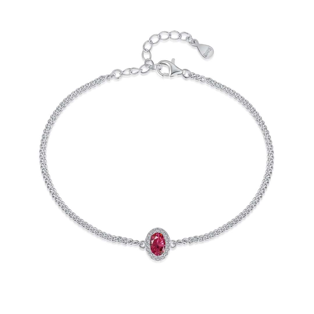 [XXX]Pulsera exquisita con forma ovalada