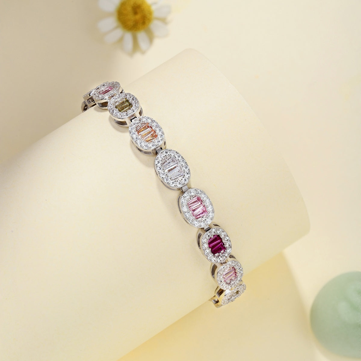 [XXX]Exquisite Ornate Emerald Cut Daily Bracelet