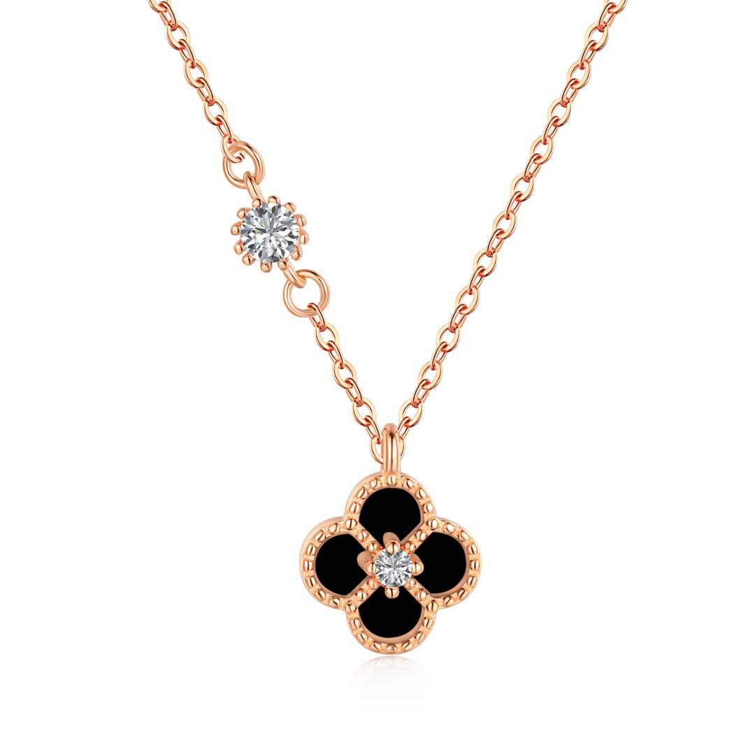 [XXX]Delicate Flower Shape Necklace