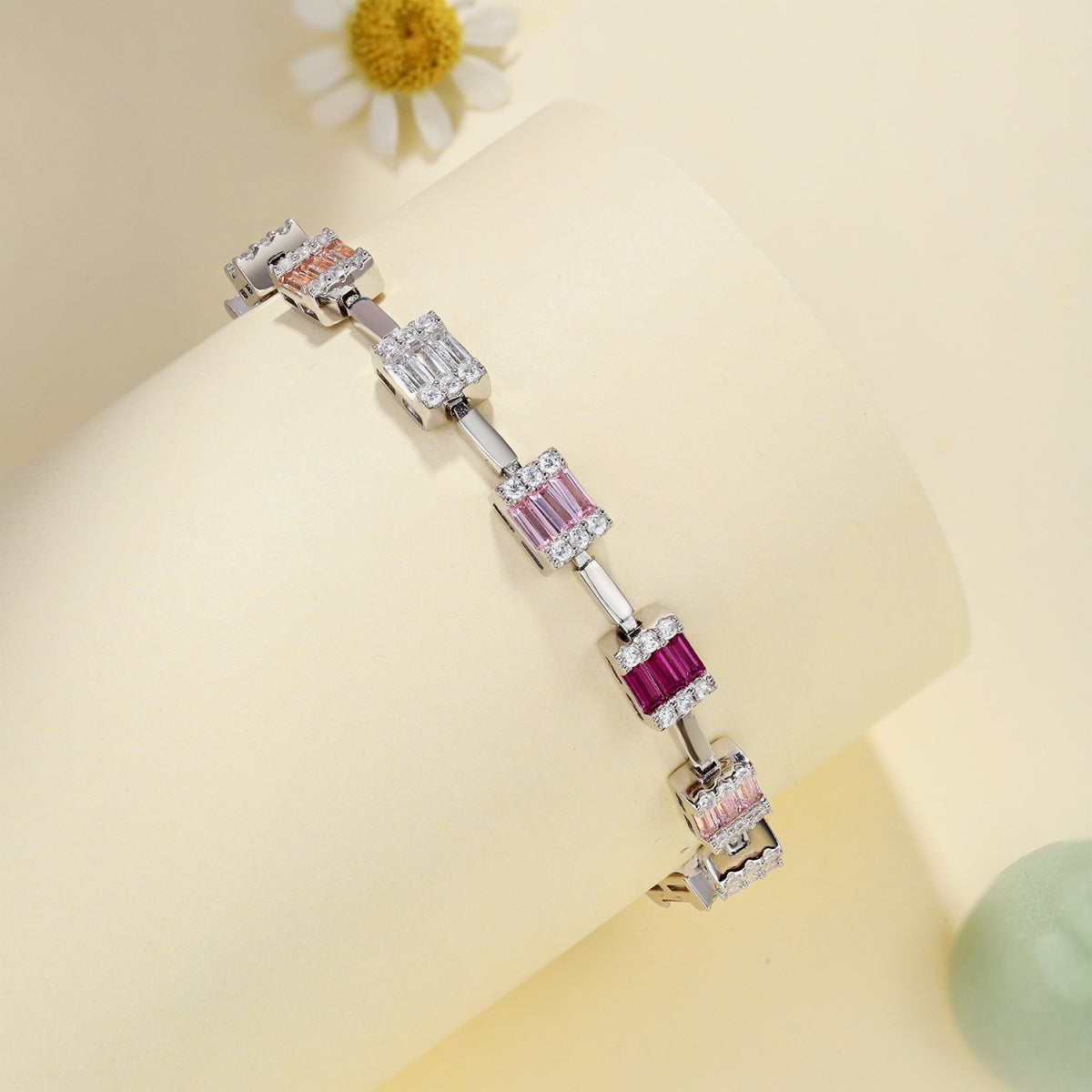 [XXX]Dainty Charming Emerald Cut Daily Bracelet