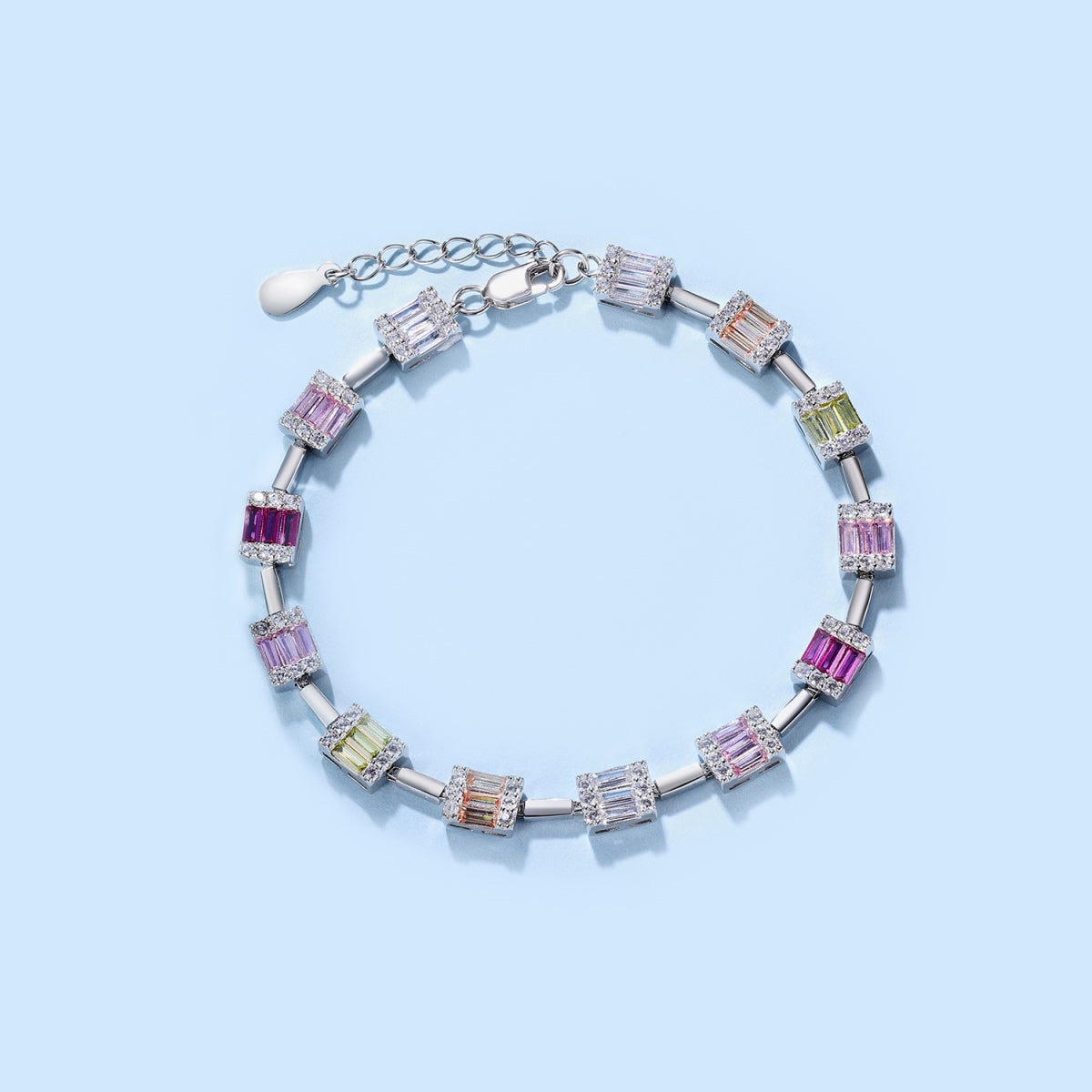 [XXX]Dainty Charming Emerald Cut Daily Bracelet