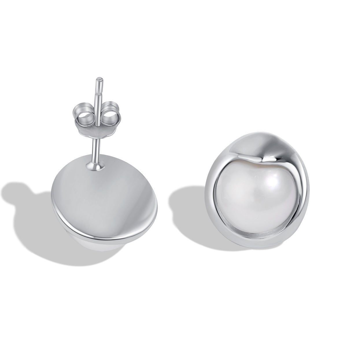 [XXX]Dainty Bread Pearl Earrings