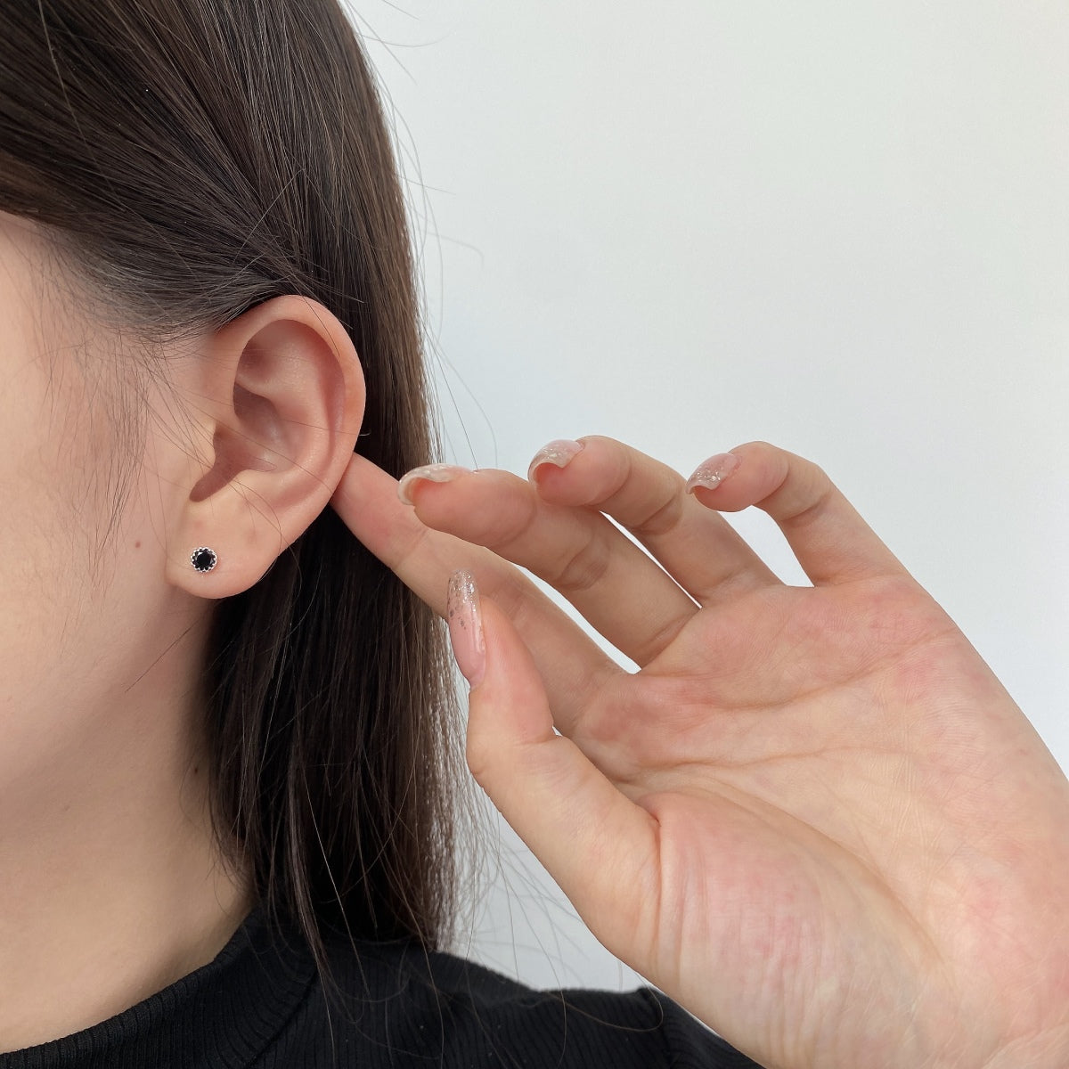 [XXX]Sparkling Colorful Round Shape Earrings