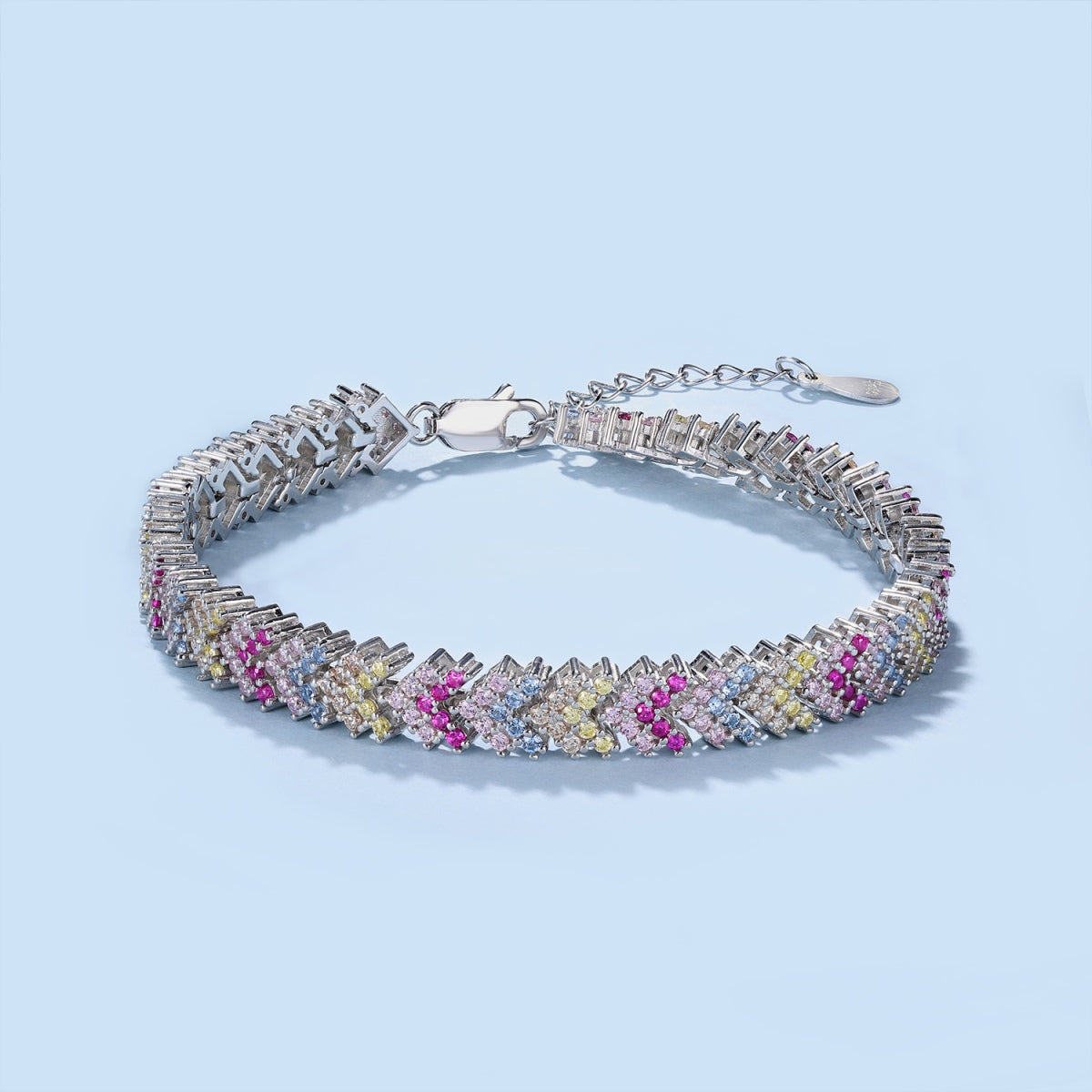 [XXX]Ornate Sparkling Round Cut Party Bracelet