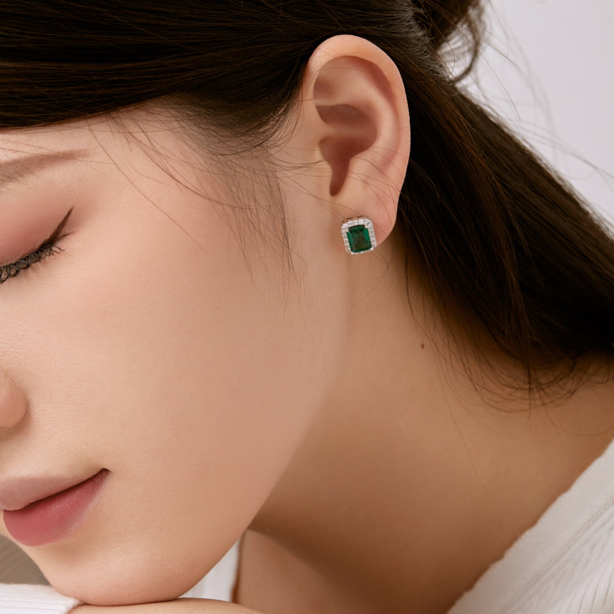 [XXX]Luxurious Dainty Emerald Cut Banquet Earrings