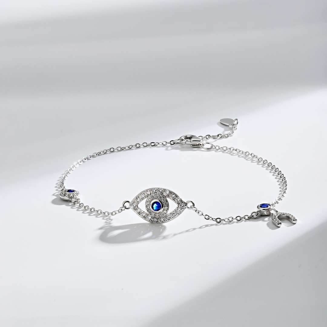 [XXX]Dainty Eye Shape Necklace