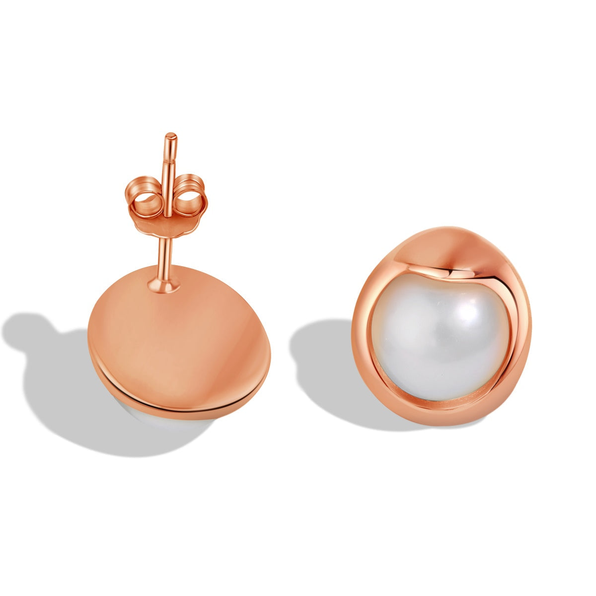 [XXX]Dainty Bread Pearl Earrings