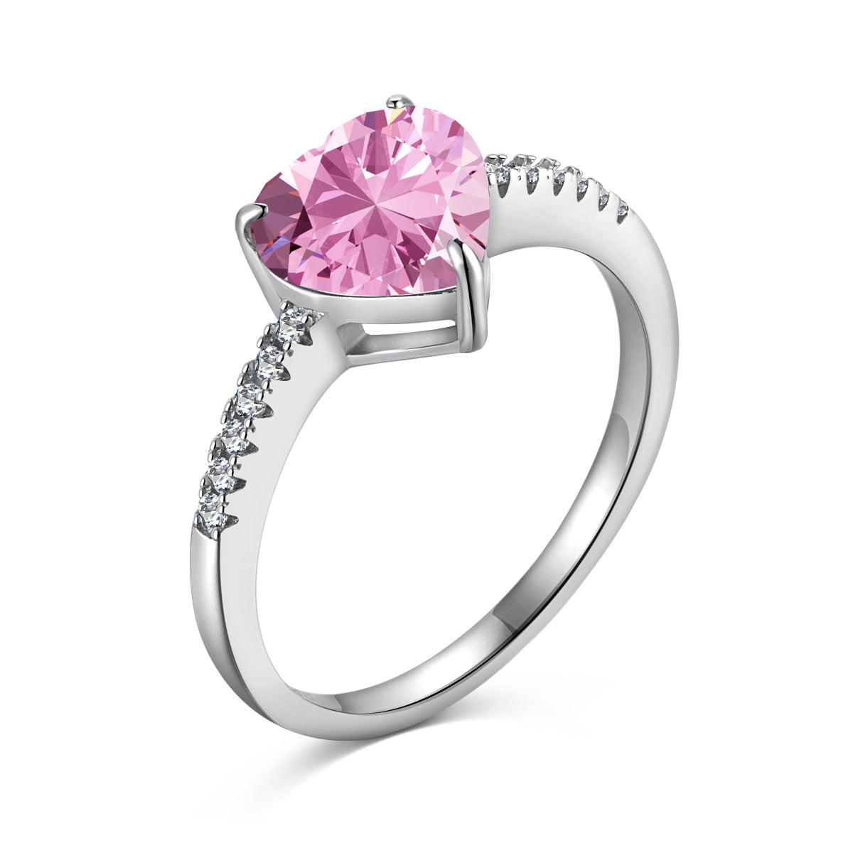 [XXX]2.0 Carat Dazzling Lustrous Heart Cut Lover Ring