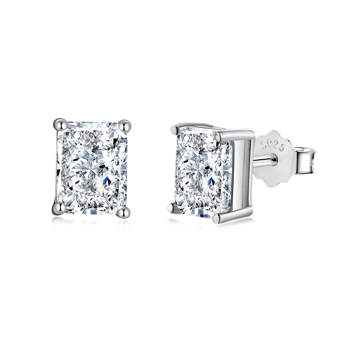 [XXX]Radiant Luxurious Princess Cut Daily Earrings