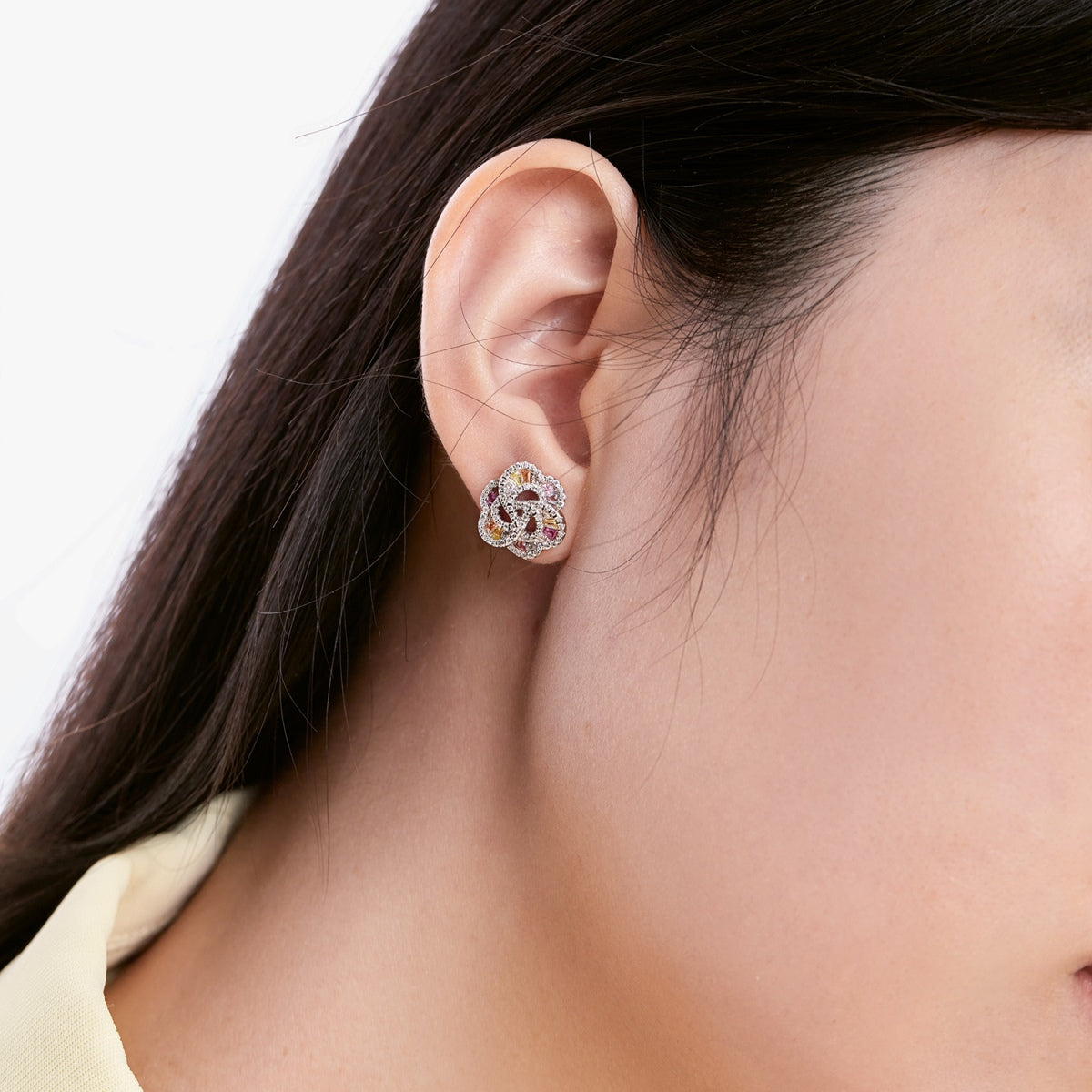 [XXX]Exquisite Flower Shape Daily Earrings