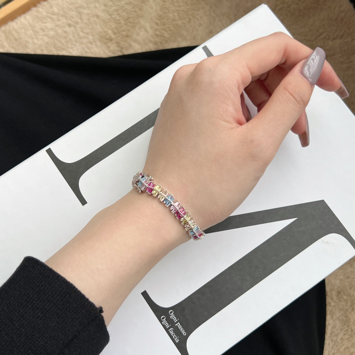 [XXX]Sparkling Exquisite Multi Cut Party Bracelet