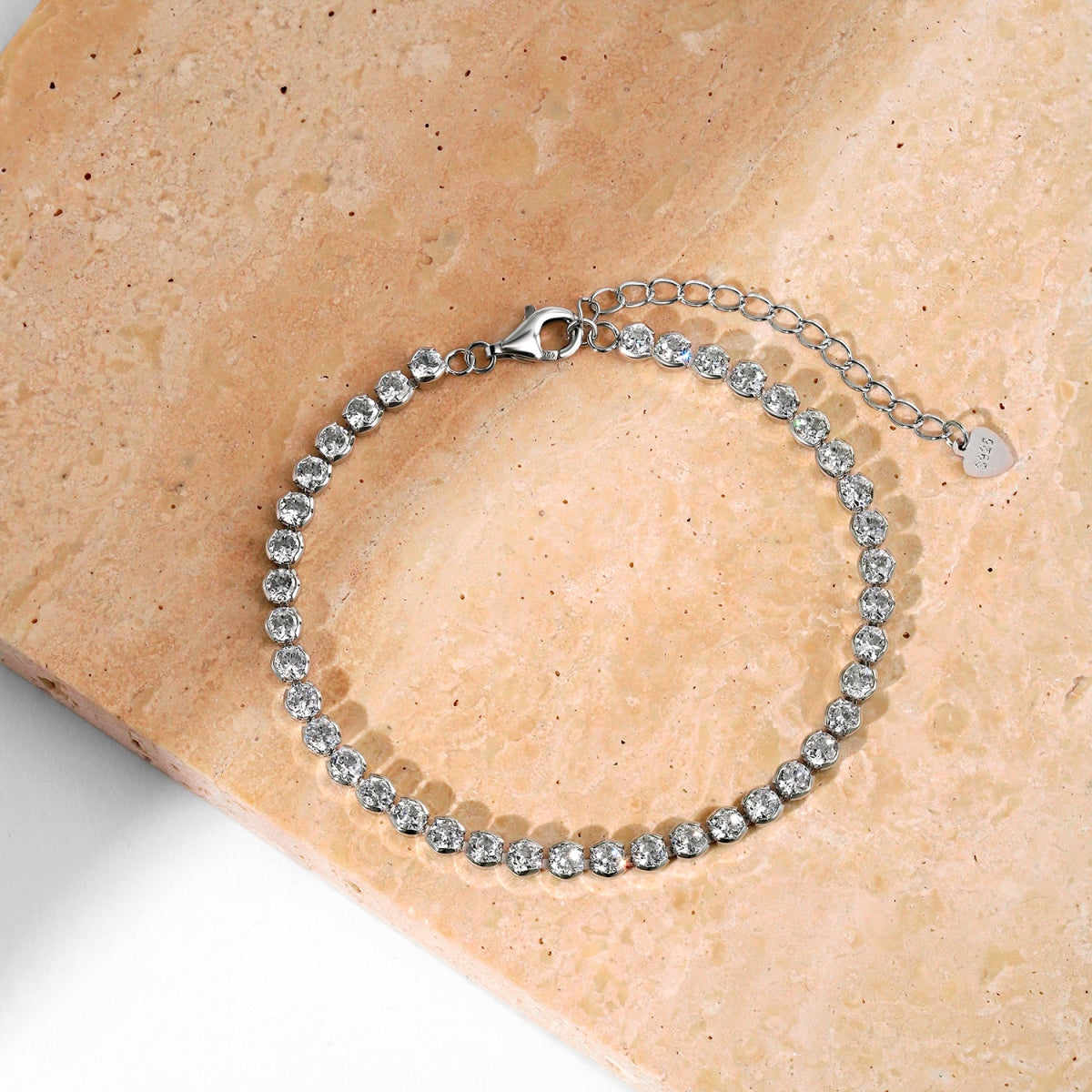 [XXX]Dazzling Sparkling Round Cut Daily Bracelet