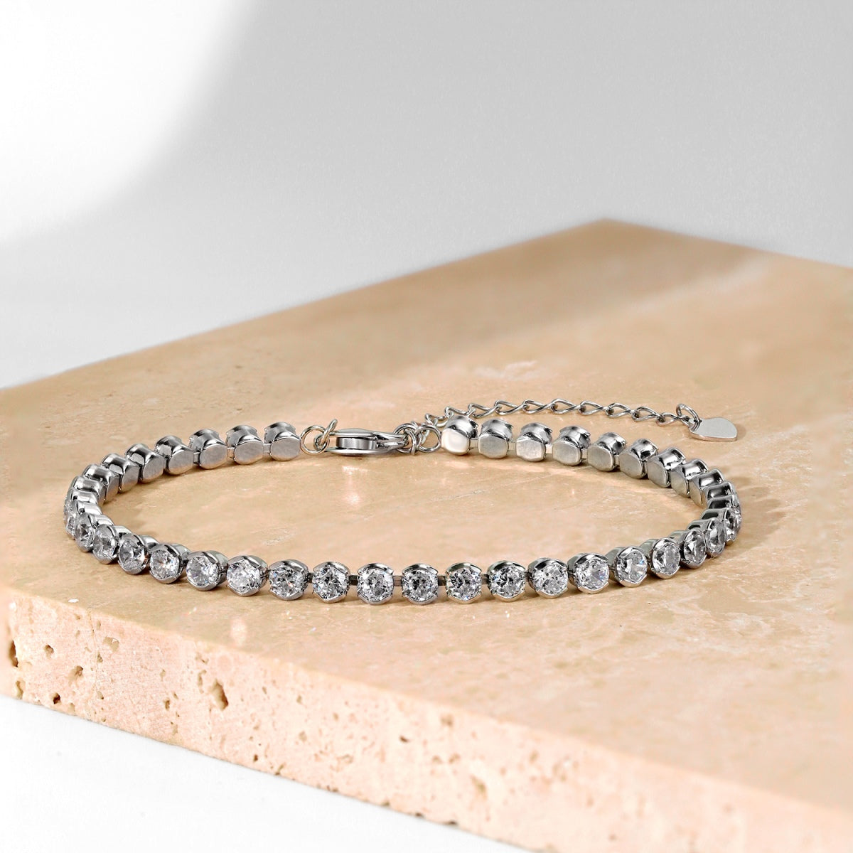 [XXX]Dazzling Sparkling Round Cut Daily Bracelet