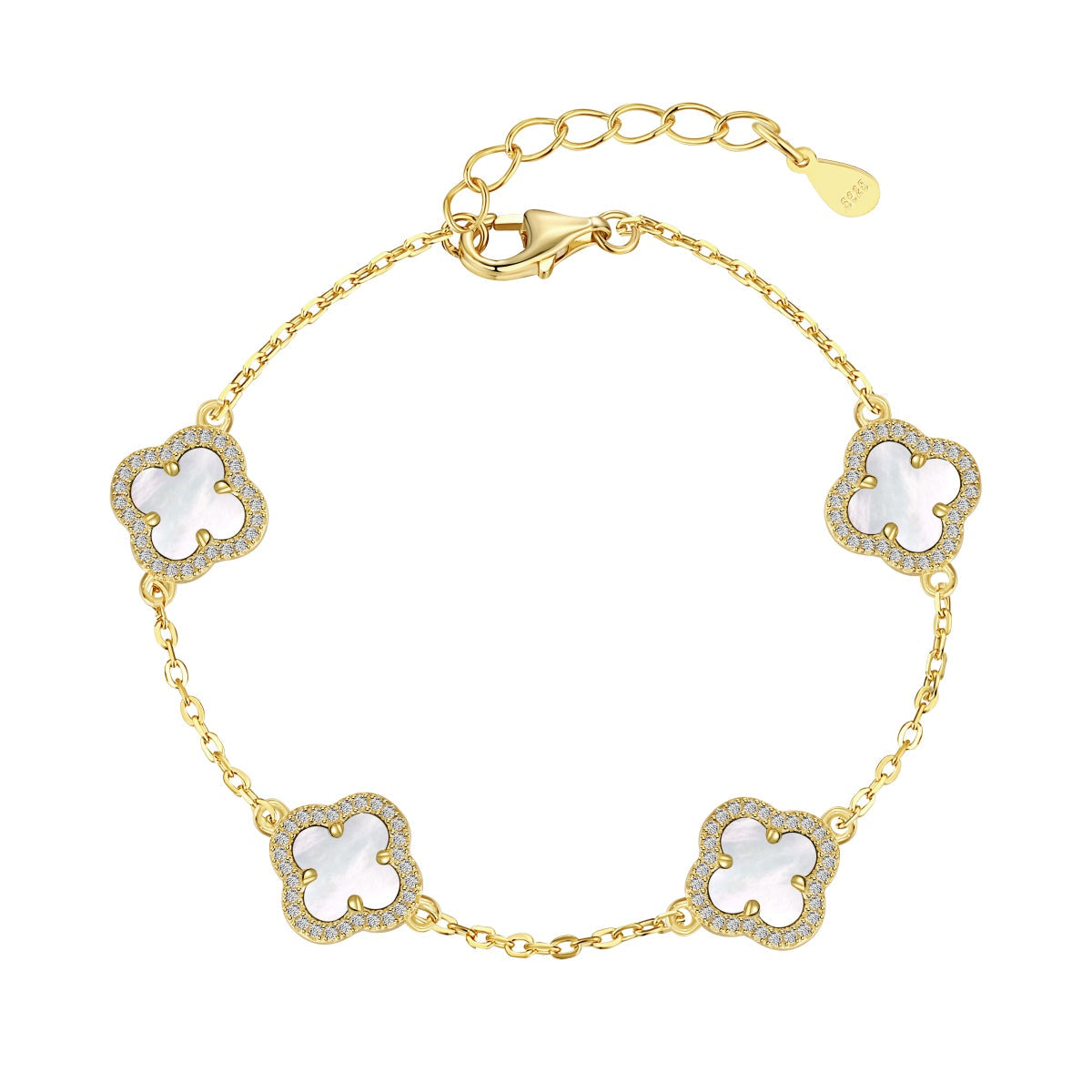 [XXX]Four-Leaf Clover Exquisite Bracelet