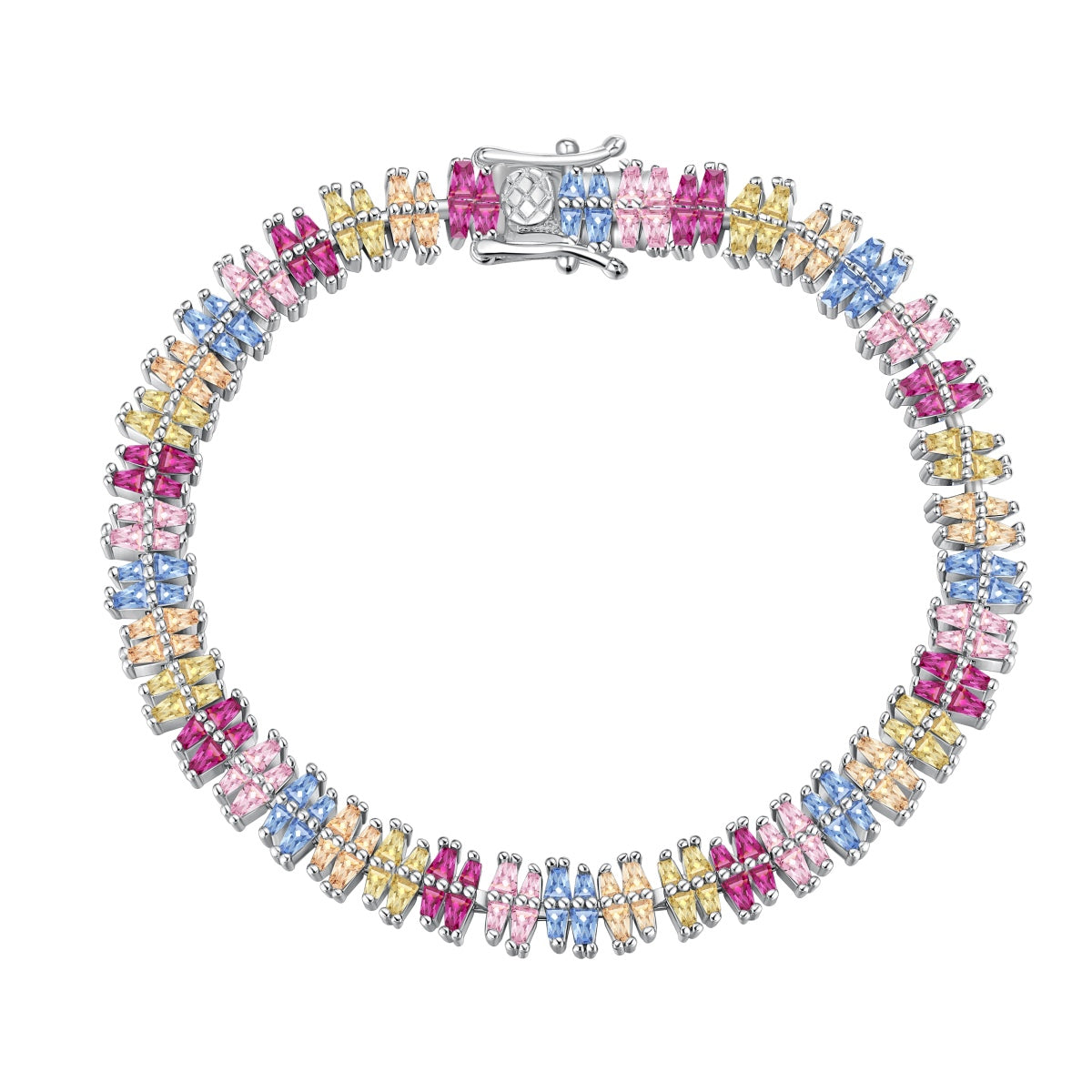 [XXX]Sparkling Exquisite Multi Cut Party Bracelet