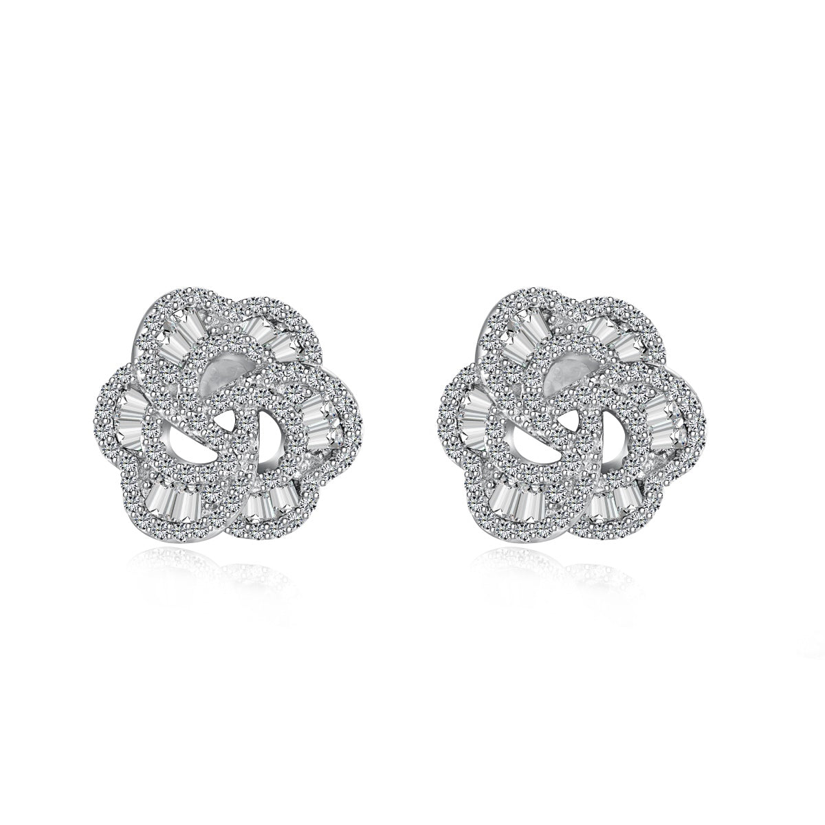 [XXX]Exquisite Flower Shape Daily Earrings