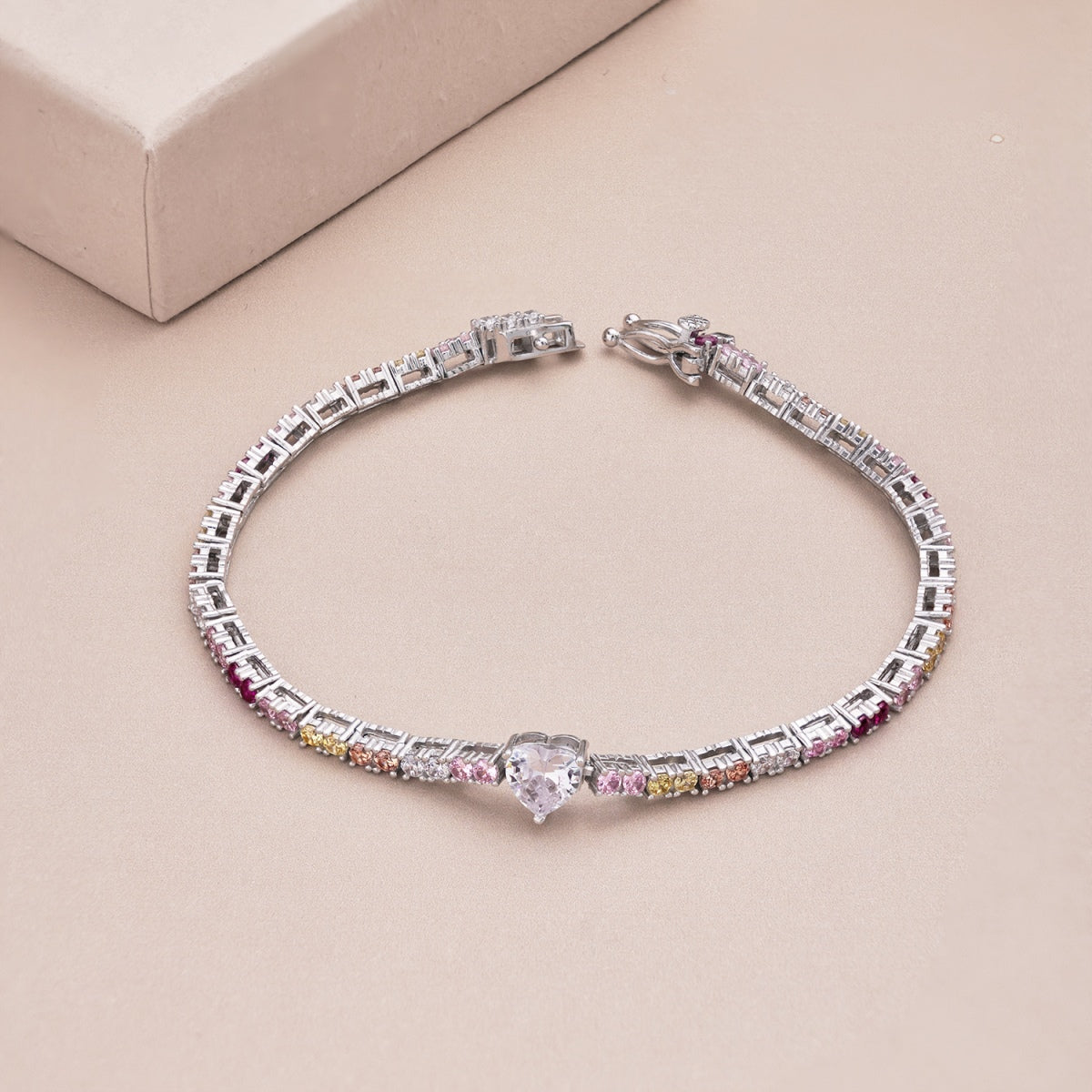 [XXX]Delicate Romantic Heart Shape Lover Bracelet