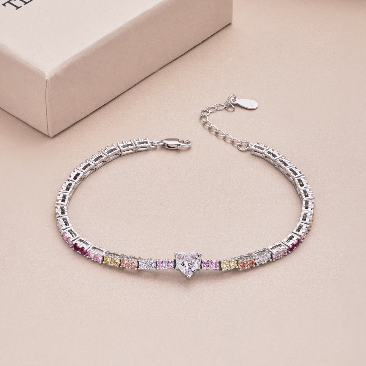 [XXX]Delicate Romantic Heart Shape Lover Bracelet