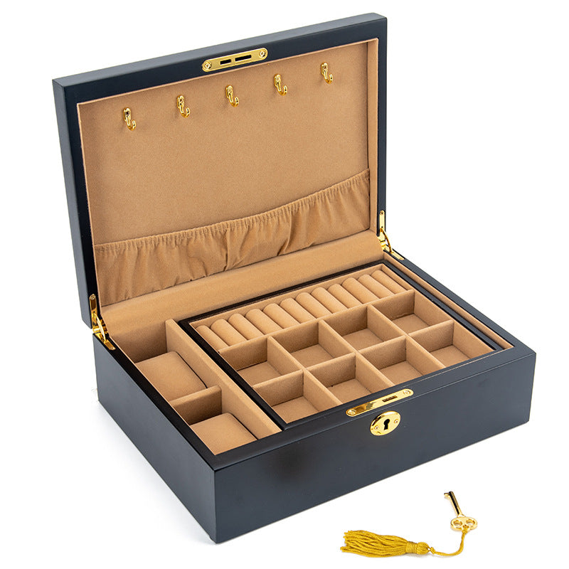 MASSIVHOLZ RETRO LOCK SCHMUCK BOX LAGERBOX