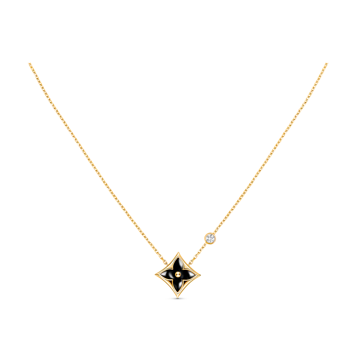 [Victoria Jewelry]STAR BLACK MOP NECKLACE